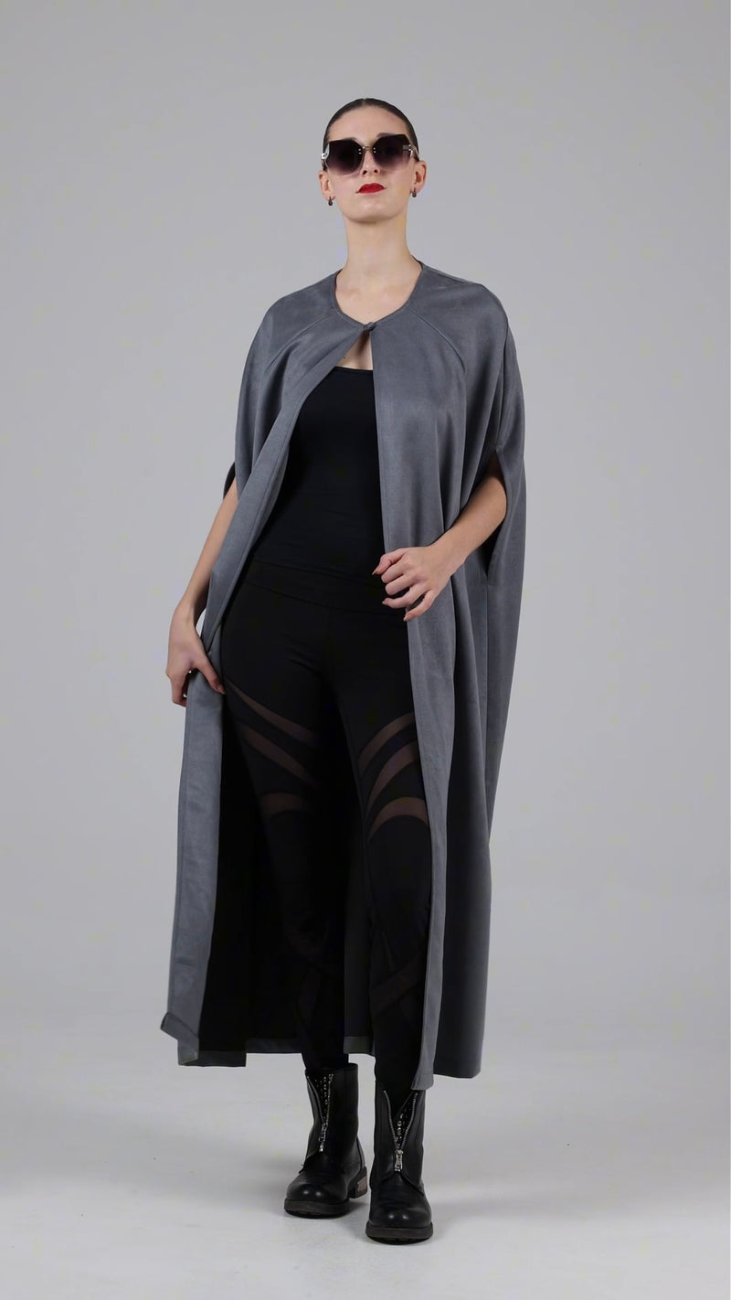 ‏Suede Cape