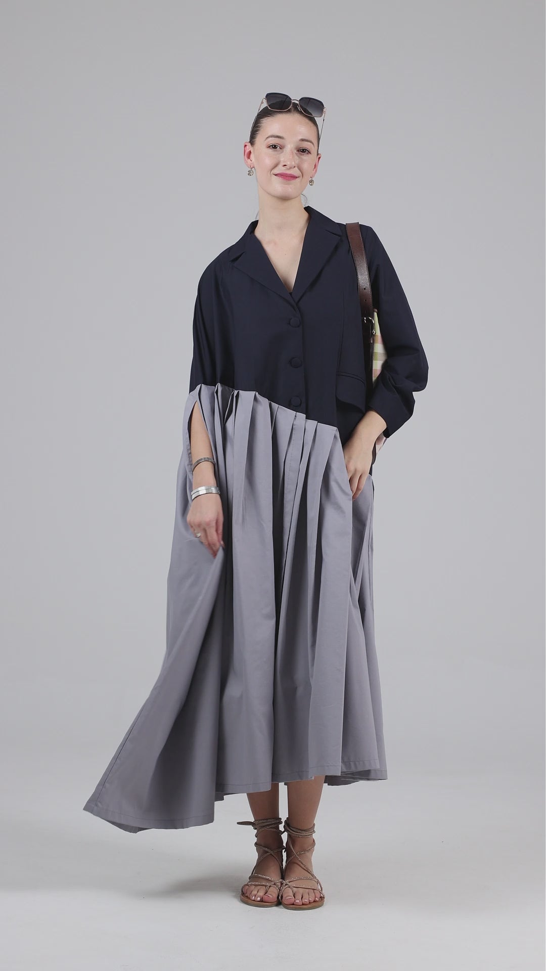 Unsymmetrical Blazer Dress